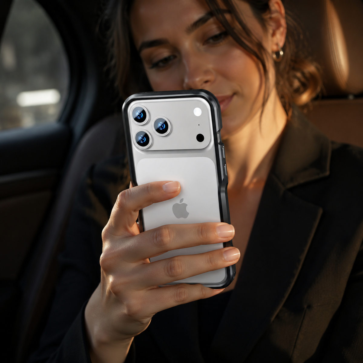 Premium iPhone Case Aluminum Alloy Multi Piece Bumper Shockproof Edge Protection Irregular Cut Metal Anti Scratch Non Slip Slim Lightweight Protective Frame