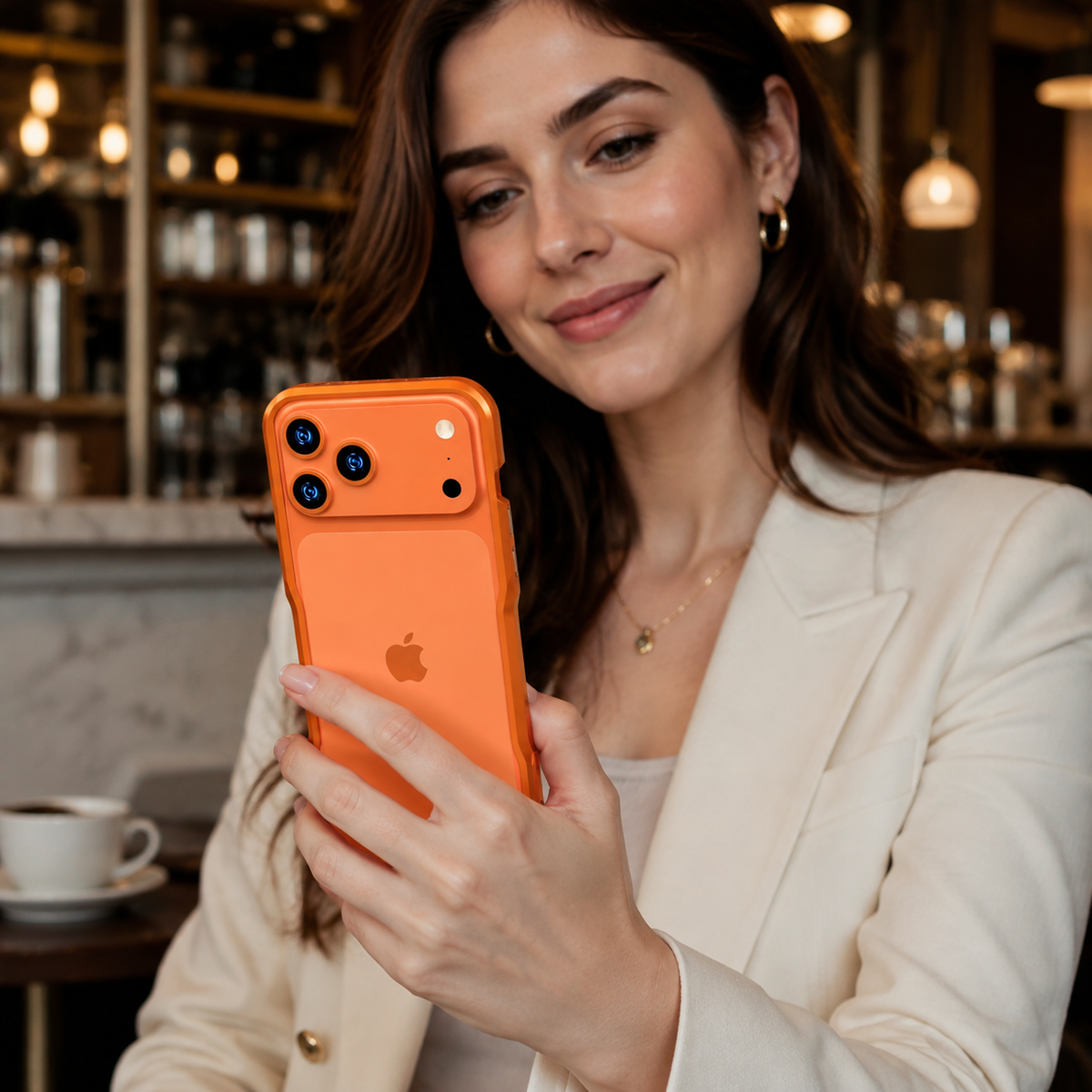 Premium iPhone Case Aluminum Alloy Multi Piece Bumper Shockproof Edge Protection Irregular Cut Metal Anti Scratch Non Slip Slim Lightweight Protective Frame