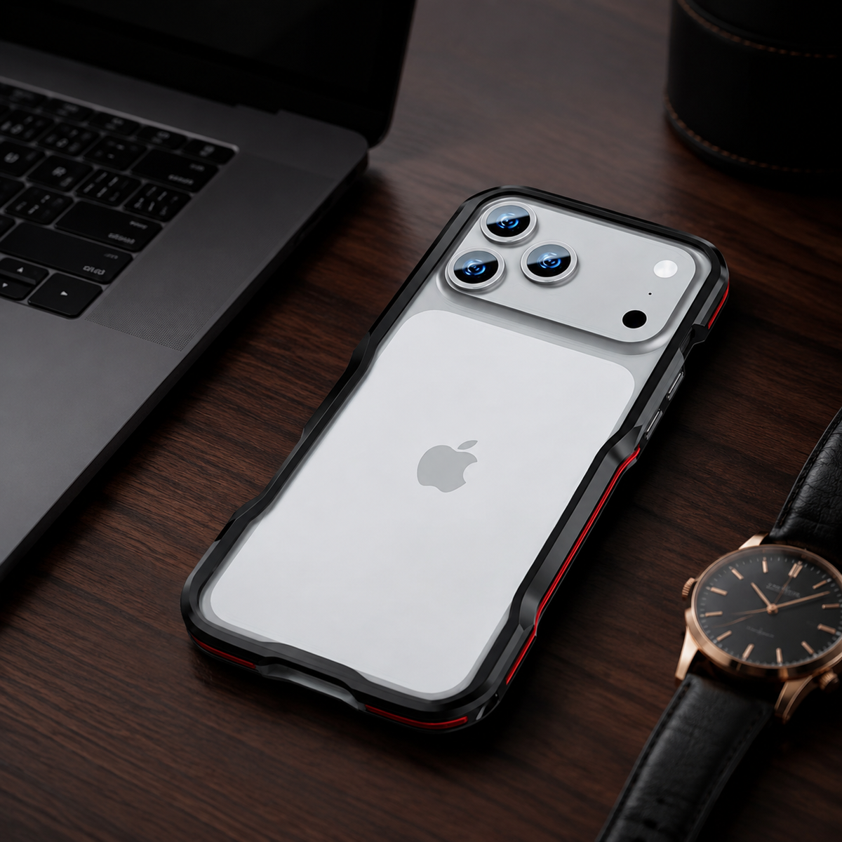 Premium iPhone Case Aluminum Alloy Multi Piece Bumper Shockproof Edge Protection Irregular Cut Metal Anti Scratch Non Slip Slim Lightweight Protective Frame