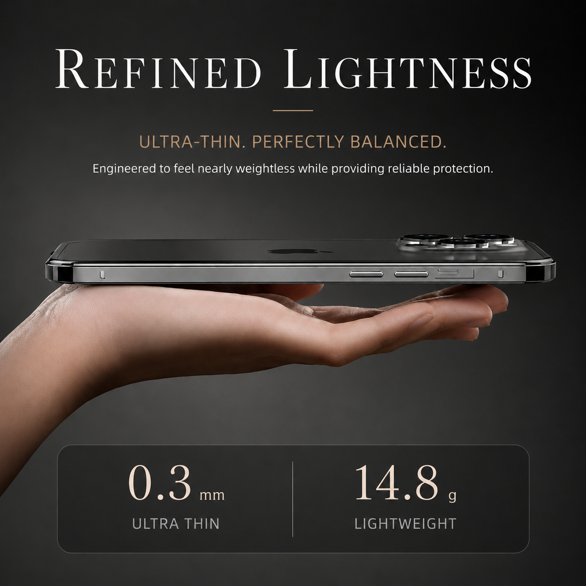 Premium iPhone Case Aluminum Metal Frame Bumper Cover Silicone Protection Shockproof Durable Rugged Edge Protection Slim Heavy Duty Protective Design