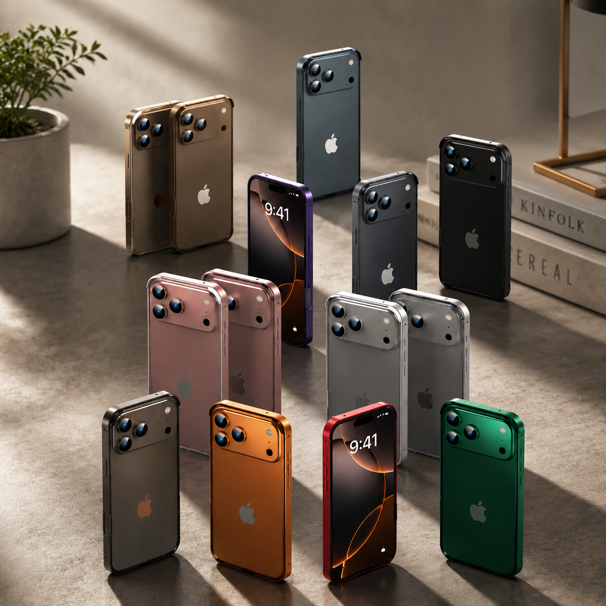Premium iPhone Case Aluminum Metal Frame Bumper Cover Silicone Protection Shockproof Durable Rugged Edge Protection Slim Heavy Duty Protective Design