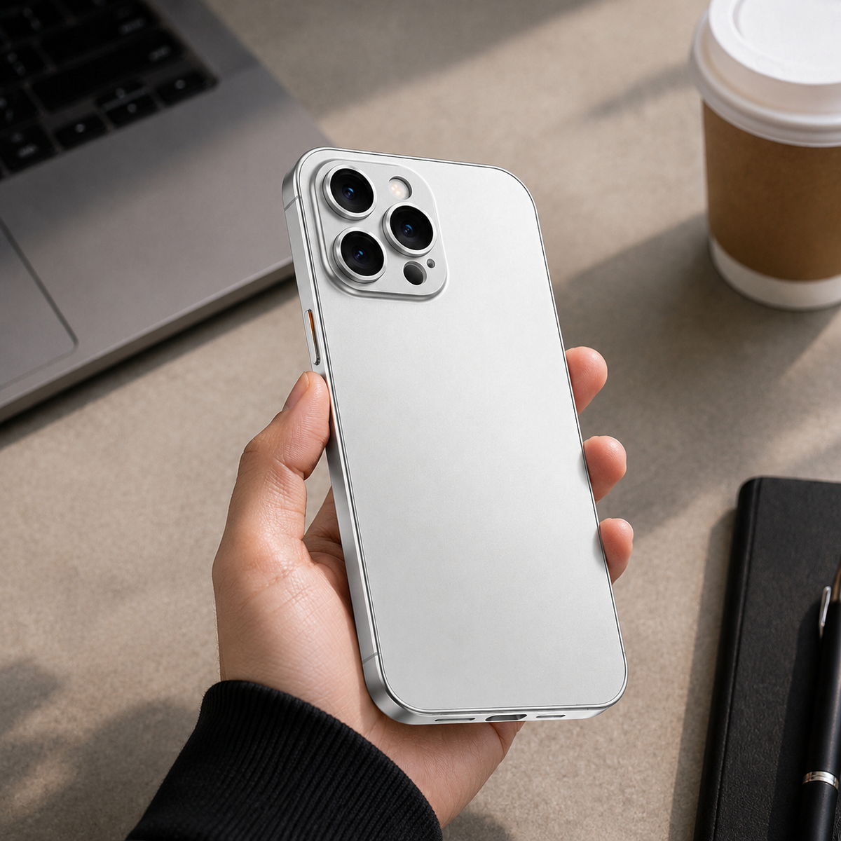 Premium iPhone Case Aluminum Metal Frame Protective Cover Shockproof Camera Lens Protection Wireless Charging Slim Lightweight PC Back Full Coverage