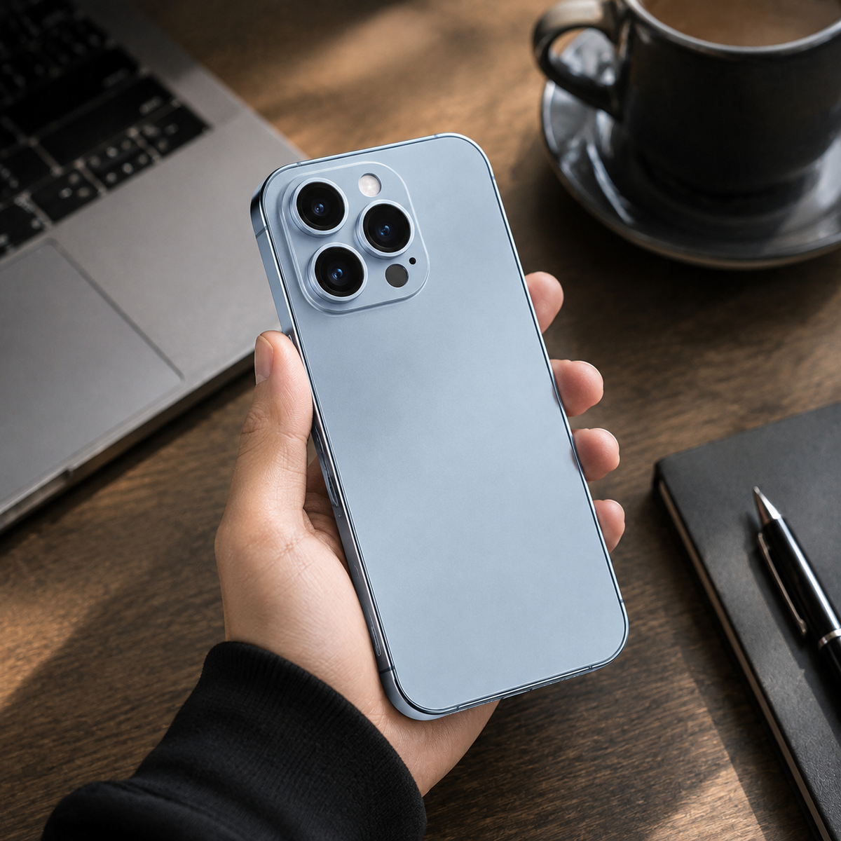 Premium iPhone Case Aluminum Metal Frame Protective Cover Shockproof Camera Lens Protection Wireless Charging Slim Lightweight PC Back Full Coverage