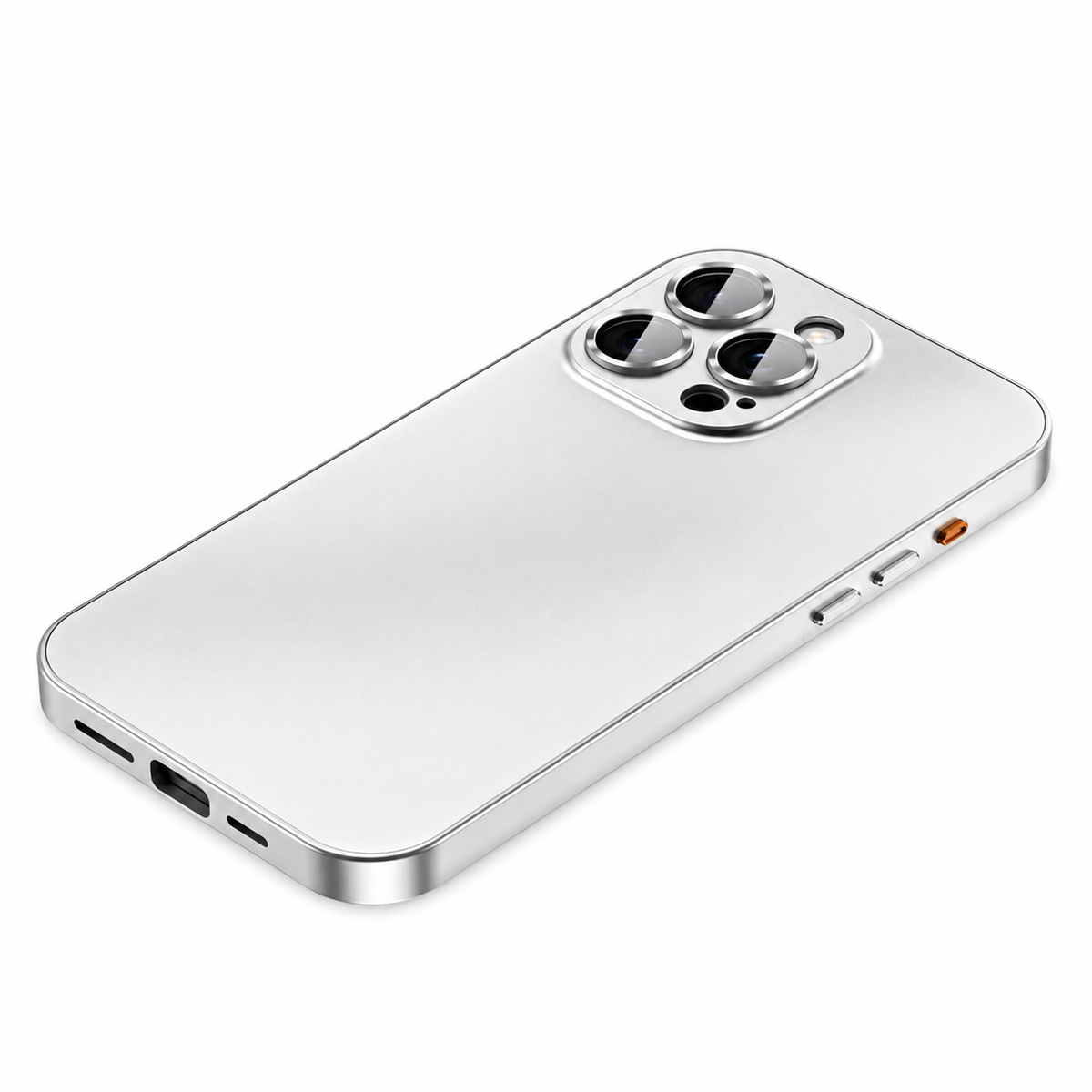 Premium iPhone Case Aluminum Metal Frame Shockproof Protective Cover Hard PC Back Camera Lens Protection Slim Lightweight Anti Scratch Design