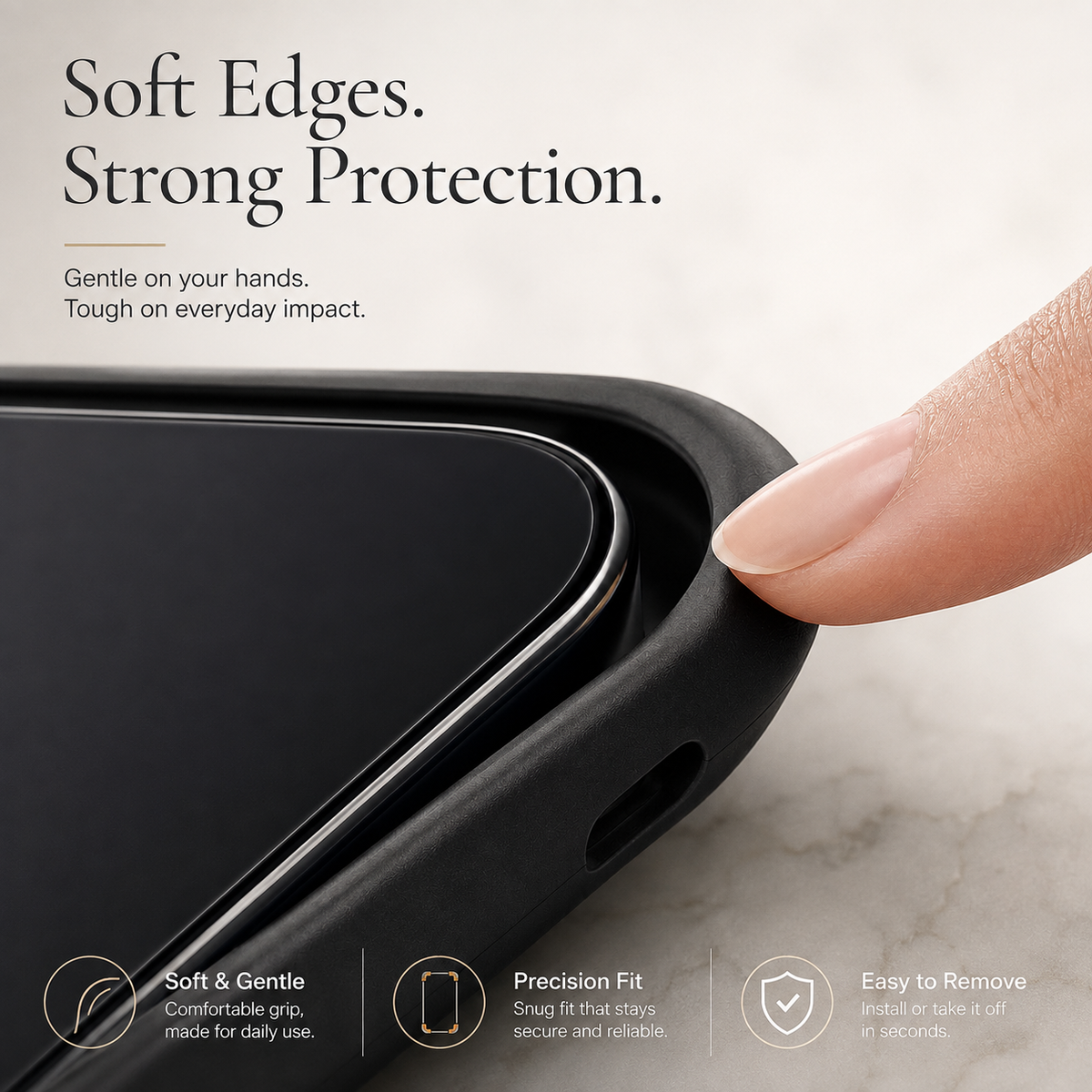 Premium iPhone Case Aramid Fiber Kevlar 600D Half Wrapped Cover with MagSafe Invisible Camera Ring Stand Shockproof Anti Fingerprint Design