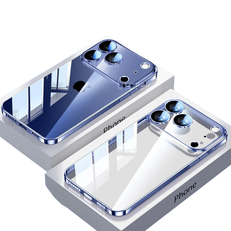 Premium iPhone Case Clear TPU Ultra Thin Protective Cover Camera Lens Protection Shockproof Anti Scratch Anti Fingerprint Transparent Slim Non Slip