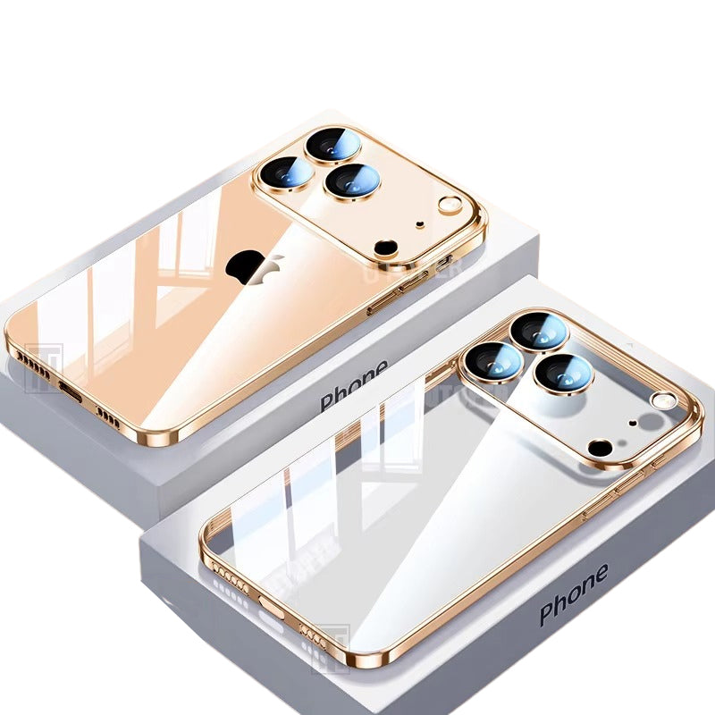 Premium iPhone Case Clear TPU Ultra Thin Protective Cover Camera Lens Protection Shockproof Anti Scratch Anti Fingerprint Transparent Slim Non Slip