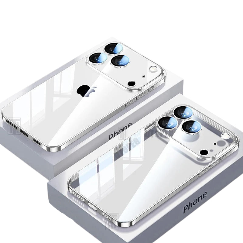 Premium iPhone Case Clear TPU Ultra Thin Protective Cover Camera Lens Protection Shockproof Anti Scratch Anti Fingerprint Transparent Slim Non Slip