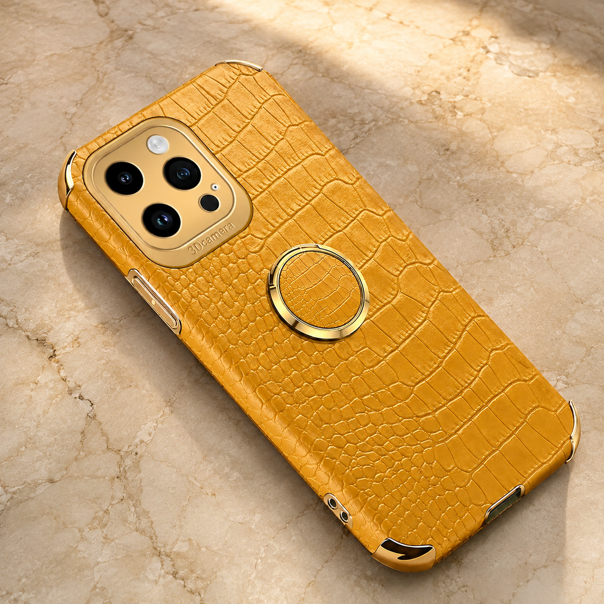 Premium iPhone Case Crocodile Leather Silicone Protective Cover Anti Scratch Lightweight Full Coverage Shockproof Camera Lens Guard Slim Anti Slip Design