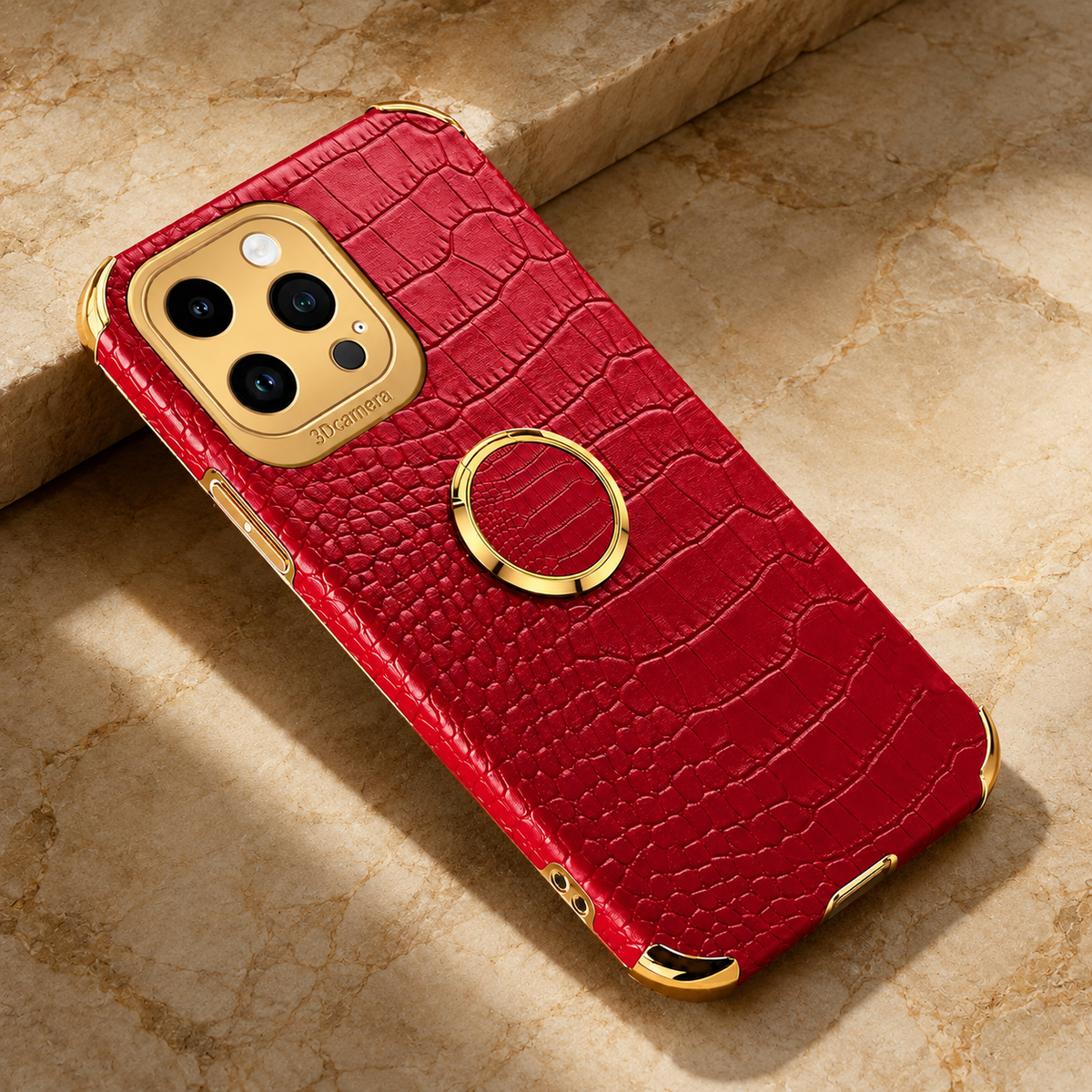 Premium iPhone Case Crocodile Leather Silicone Protective Cover Anti Scratch Lightweight Full Coverage Shockproof Camera Lens Guard Slim Anti Slip Design