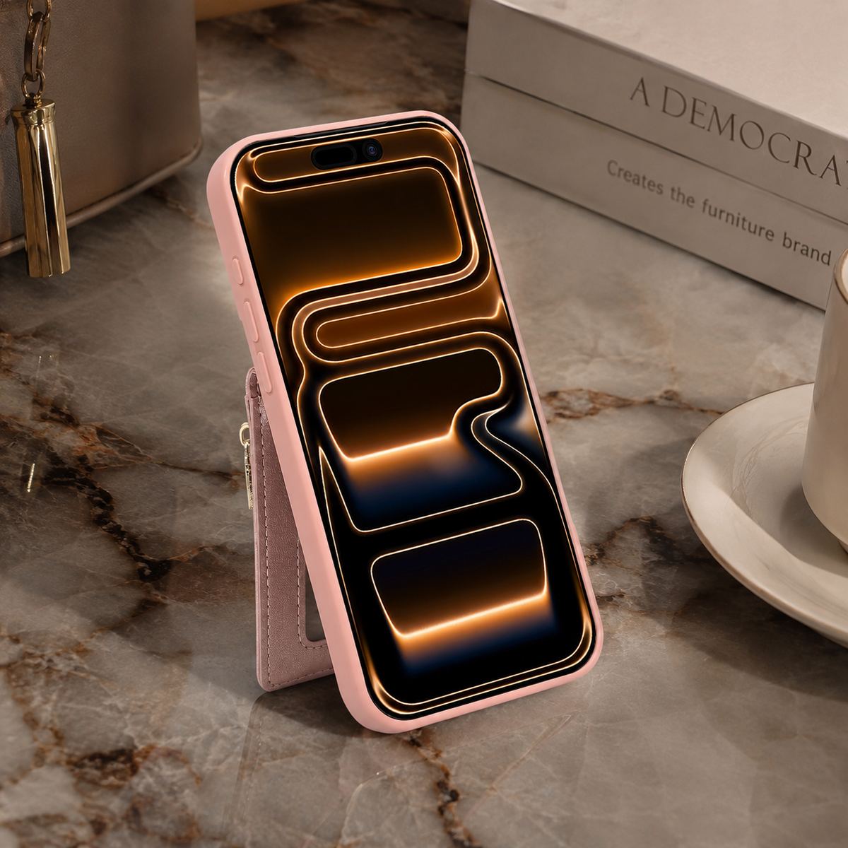 Premium iPhone Case Crossbody PU Leather Flip Wallet Card Holder Lanyard Stand Storage Shockproof Protective Cover Slim Travel Phone Case Design Cover