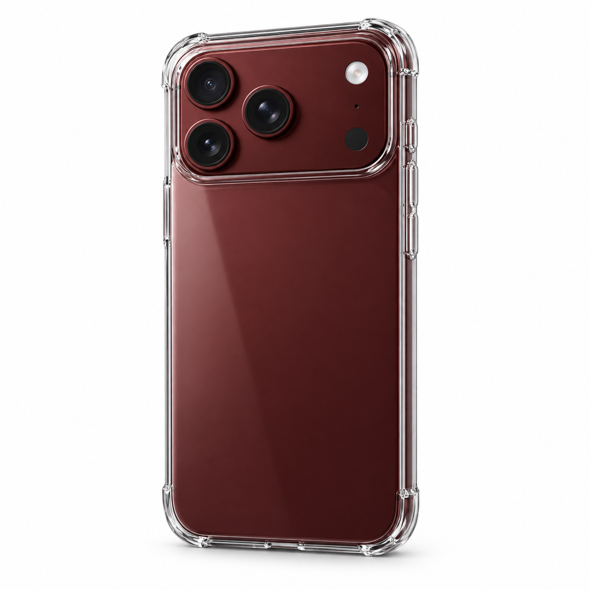 Premium iPhone Case Crystal Clear Ultra Thin Foldable Shockproof Hard Back Anti Scratch Dustproof Lightweight Transparent Protective Cover Case Design