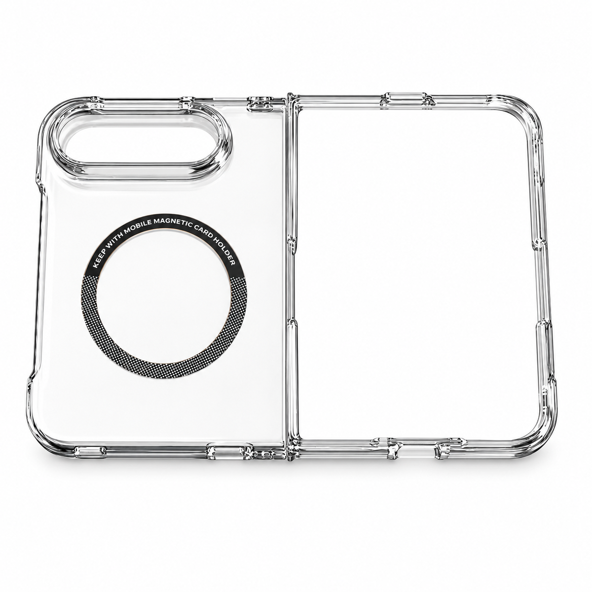 Premium iPhone Case Crystal Clear Ultra Thin Foldable Shockproof Hard Back Anti Scratch Dustproof Lightweight Transparent Protective Cover Case Design