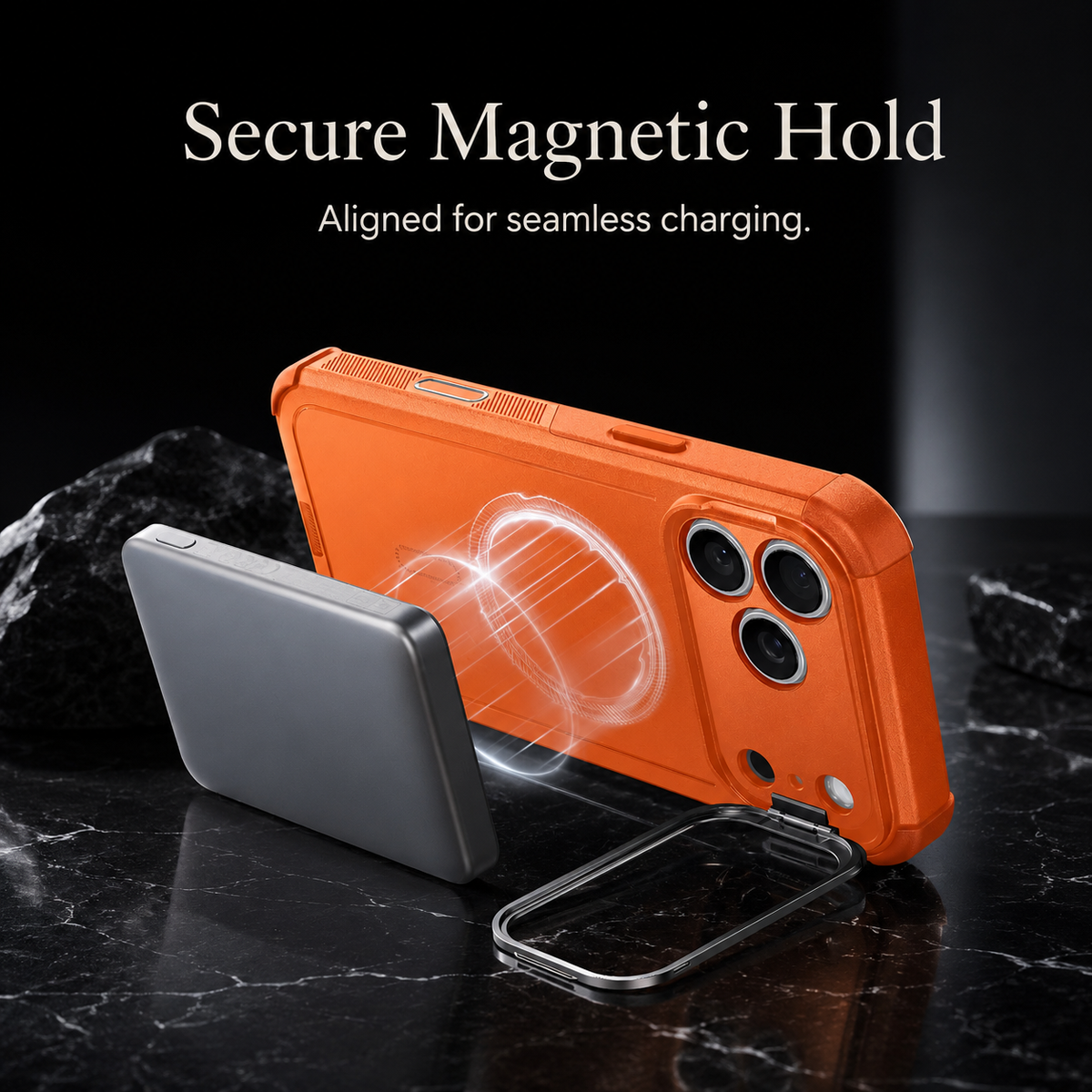 Premium iPhone Case ESR Magnetic Military Grade Stash Stand Shockproof PC TPU Anti Scratch Matte Non Slip MagSafe Protective Bumper Cover Case Design