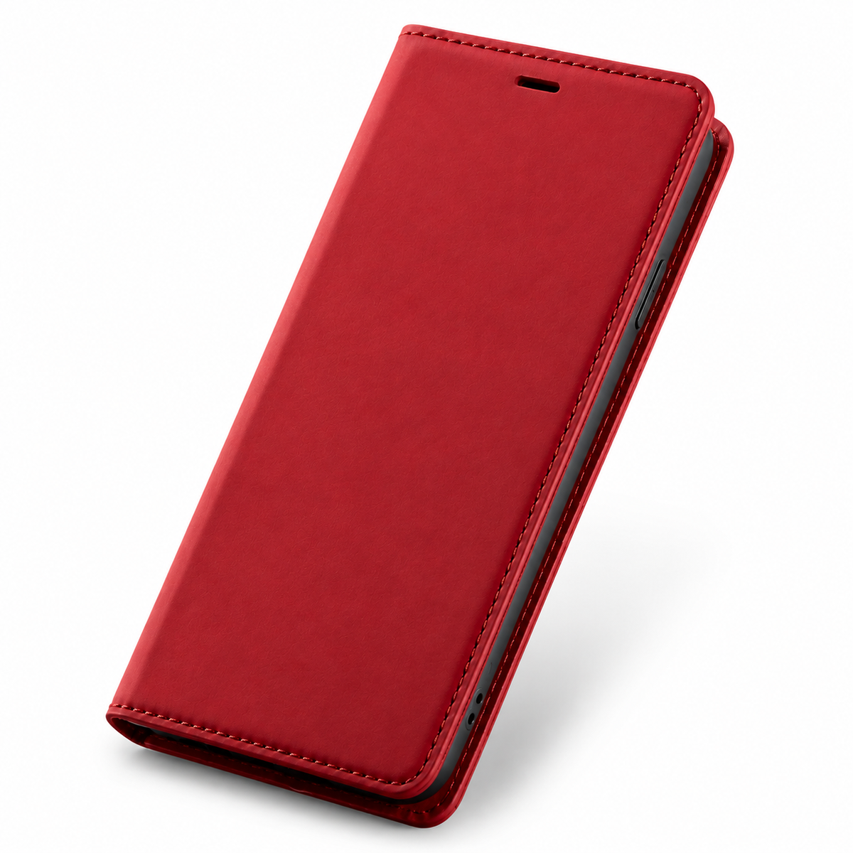 Premium iPhone Case Flip Wallet MagSafe Compatible Leather Card Holder Magnetic Closure Shockproof Protective Cover Camera Lens Protection Stand Function