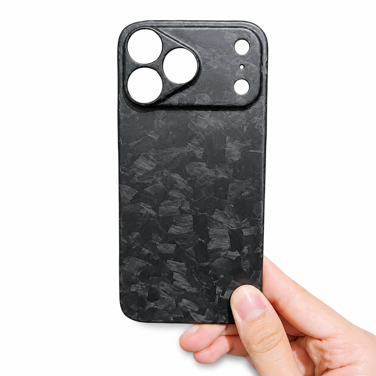Premium iPhone Case Forged Carbon Fiber Ultra Thin Lightweight Protective Cover Anti Fingerprint Anti Scratch Non Slip Slim Matte Glossy Tough Hard Shell
