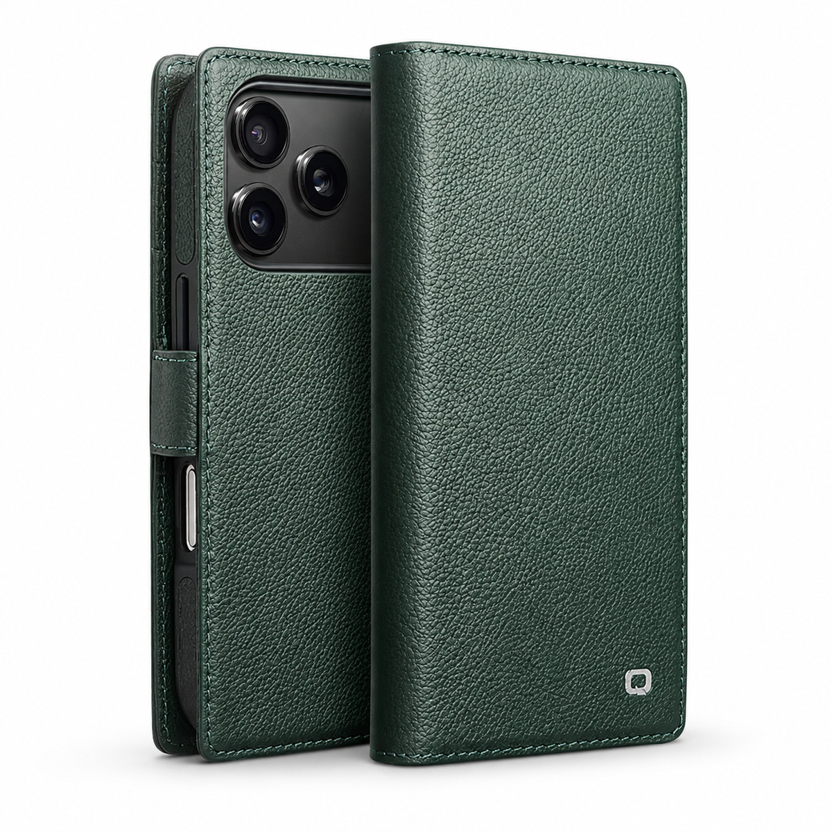 Premium iPhone Case Genuine Leather Wallet Flip Cover Card Holder Kickstand Shockproof Protective Case Ultra Thin Non Slip Slim Full Coverage Handmade