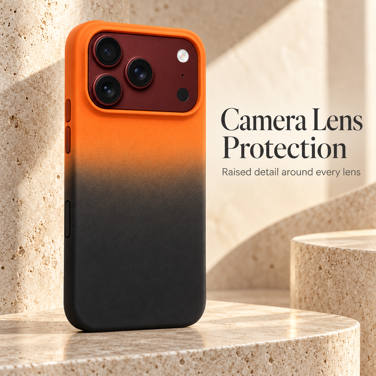 Premium iPhone Case Gradient Dopamine Foldable Shockproof Hard Back Anti Scratch Dustproof Lightweight Flip Protective Cover for iPhone Ultra Fold