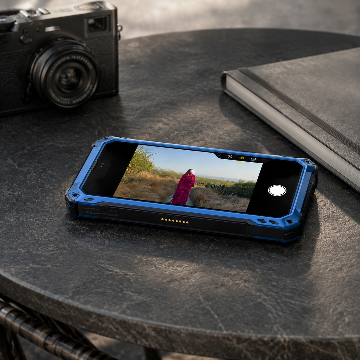 Premium iPhone Case Heavy Duty Metal MagSafe Cover Military Grade Shockproof Aluminum Bumper Camera Guard Kickstand Full Protection Rugged Design