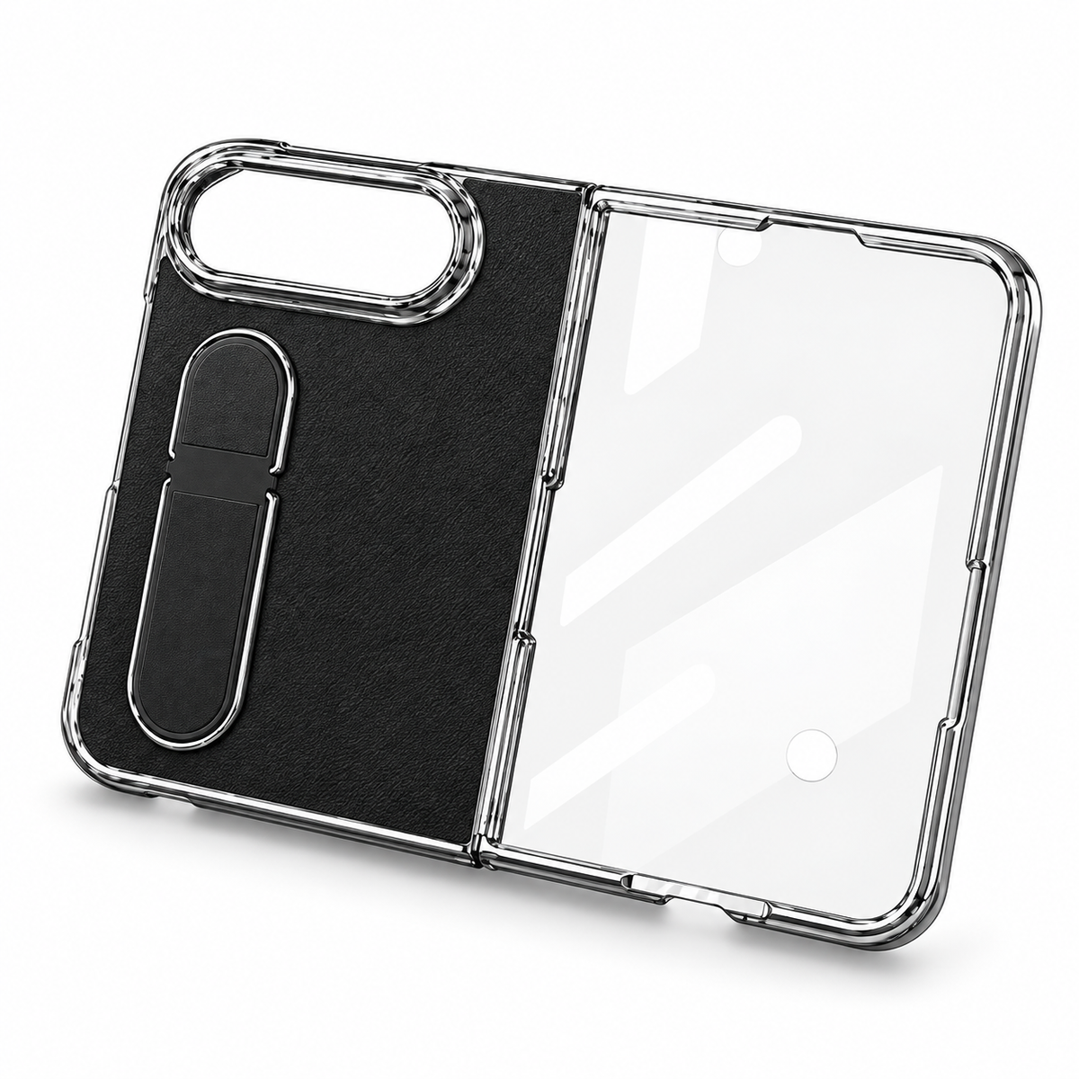 Premium iPhone Case Hidden Folding Bar Stand Shockproof PC TPU Full Coverage Sweat Resistant Holder Slim Foldable Protective Phone Cover Case Design
