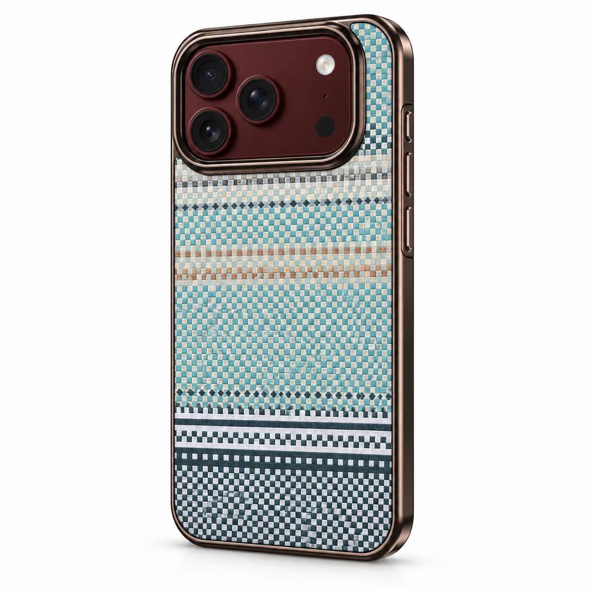 Premium iPhone Case Kevlar Style MagSafe Magnetic 360 Rotating Holder Stand Foldable PC Business Slim Shockproof Protective Cover Case Design