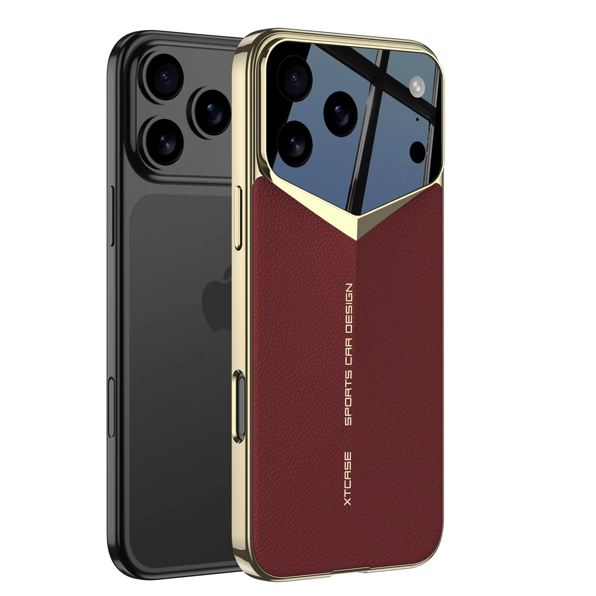Premium iPhone Case Leather Ultra Thin Protective Cover Camera Lens Protection Shockproof Anti Fingerprint Anti Scratch Slim Full Coverage Soft Grip
