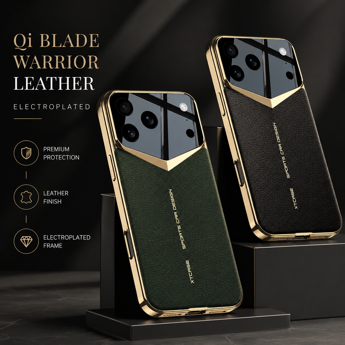 Premium iPhone Case Leather Ultra Thin Protective Cover Camera Lens Protection Shockproof Anti Fingerprint Anti Scratch Slim Full Coverage Soft Grip