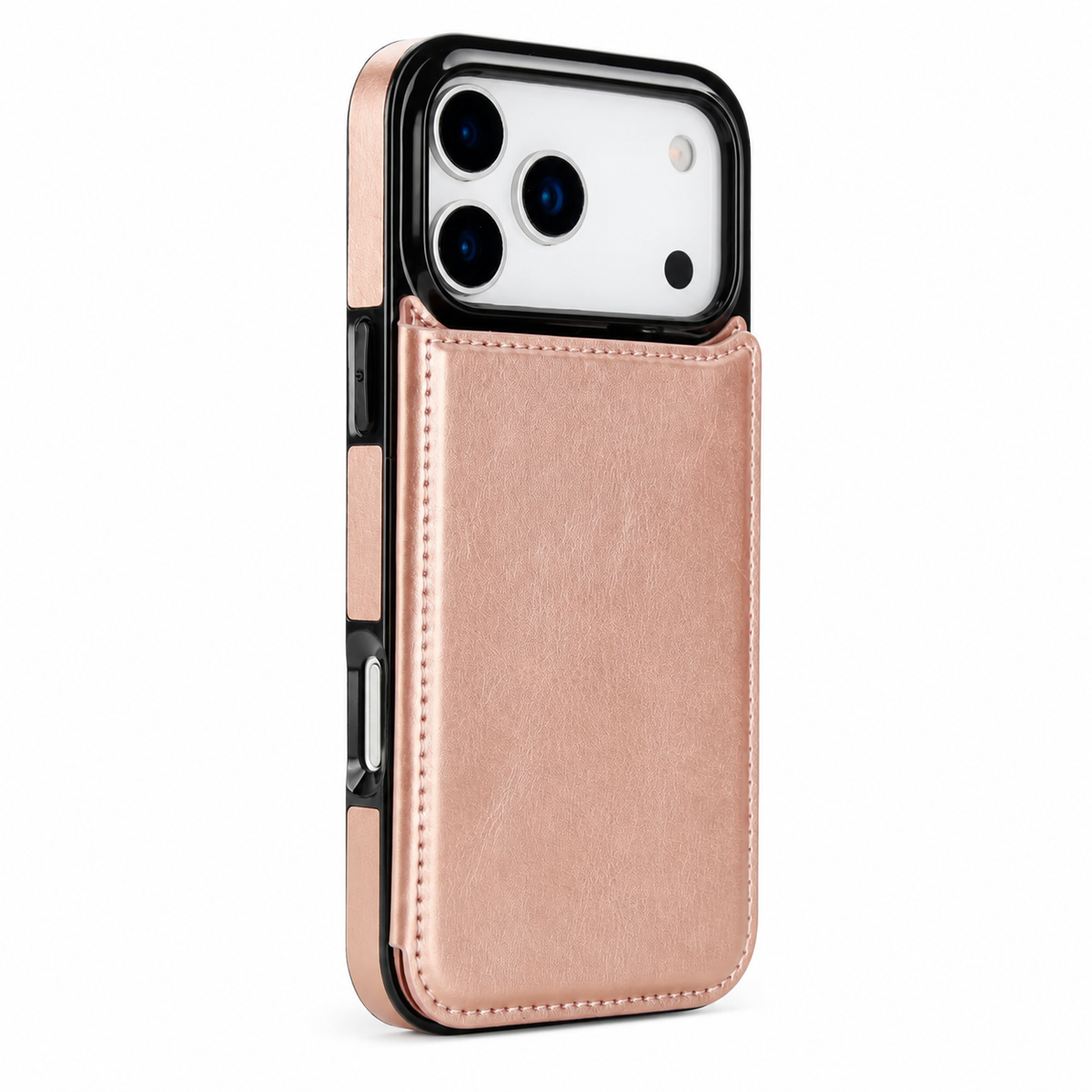 Premium iPhone Case Leather Wallet Card Holder Magnetic Closure Kickstand Shockproof Protective Cover Anti Scratch Slim Lightweight Soft Full Coverage