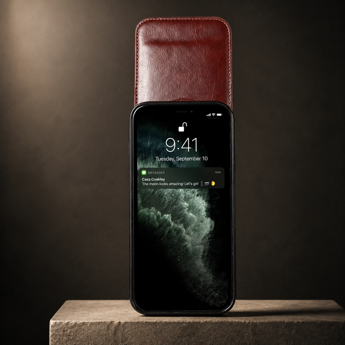 Premium iPhone Case Leather Wallet Flip Cover Card Holder Kickstand Shockproof Protective Case Anti Fingerprint Anti Scratch Non Slip Slim Full Access Retro