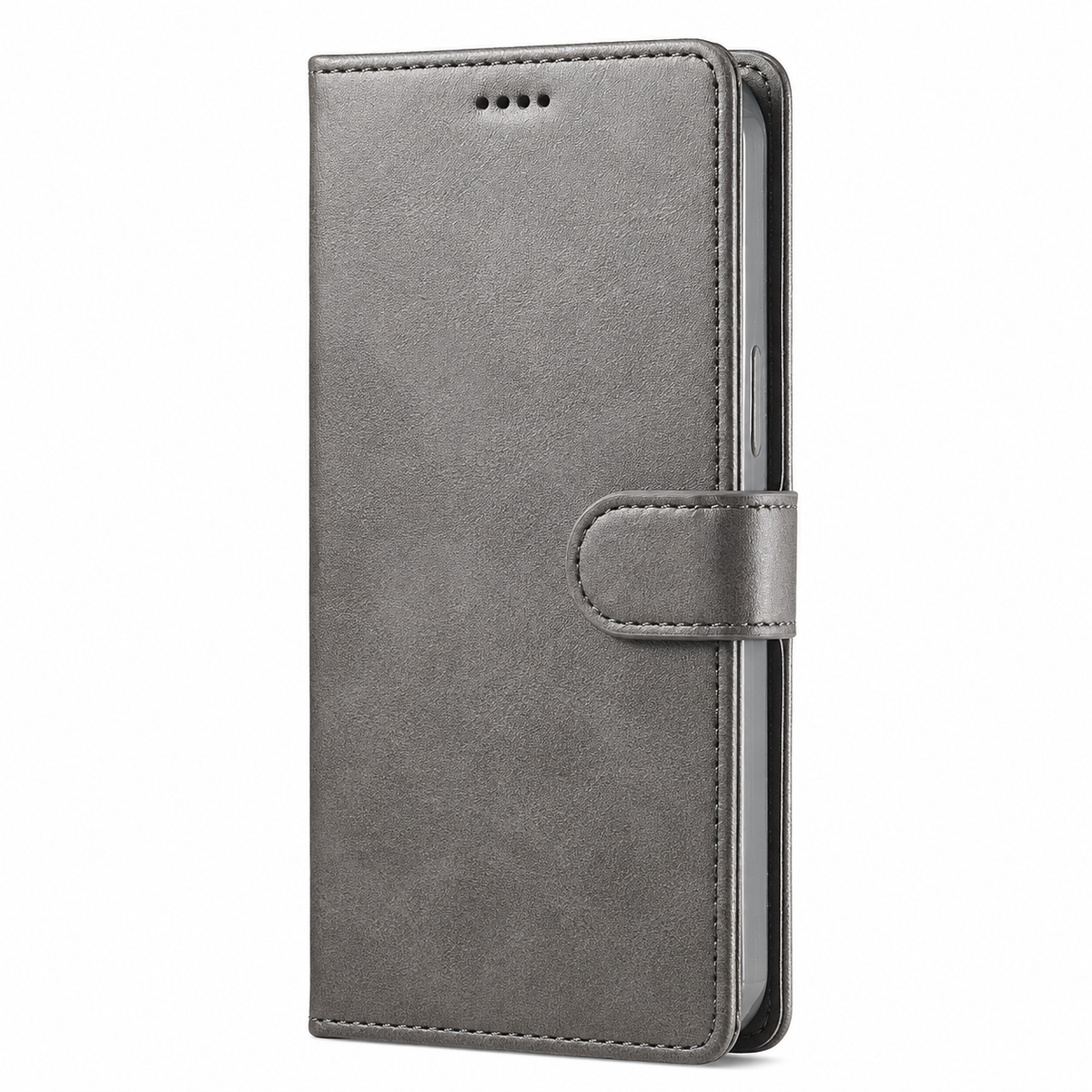 Premium iPhone Case Leather Wallet Flip Cover Card Slot Magnetic Closure Shockproof Full Body Protection Slim Elegant Kickstand Protective Design