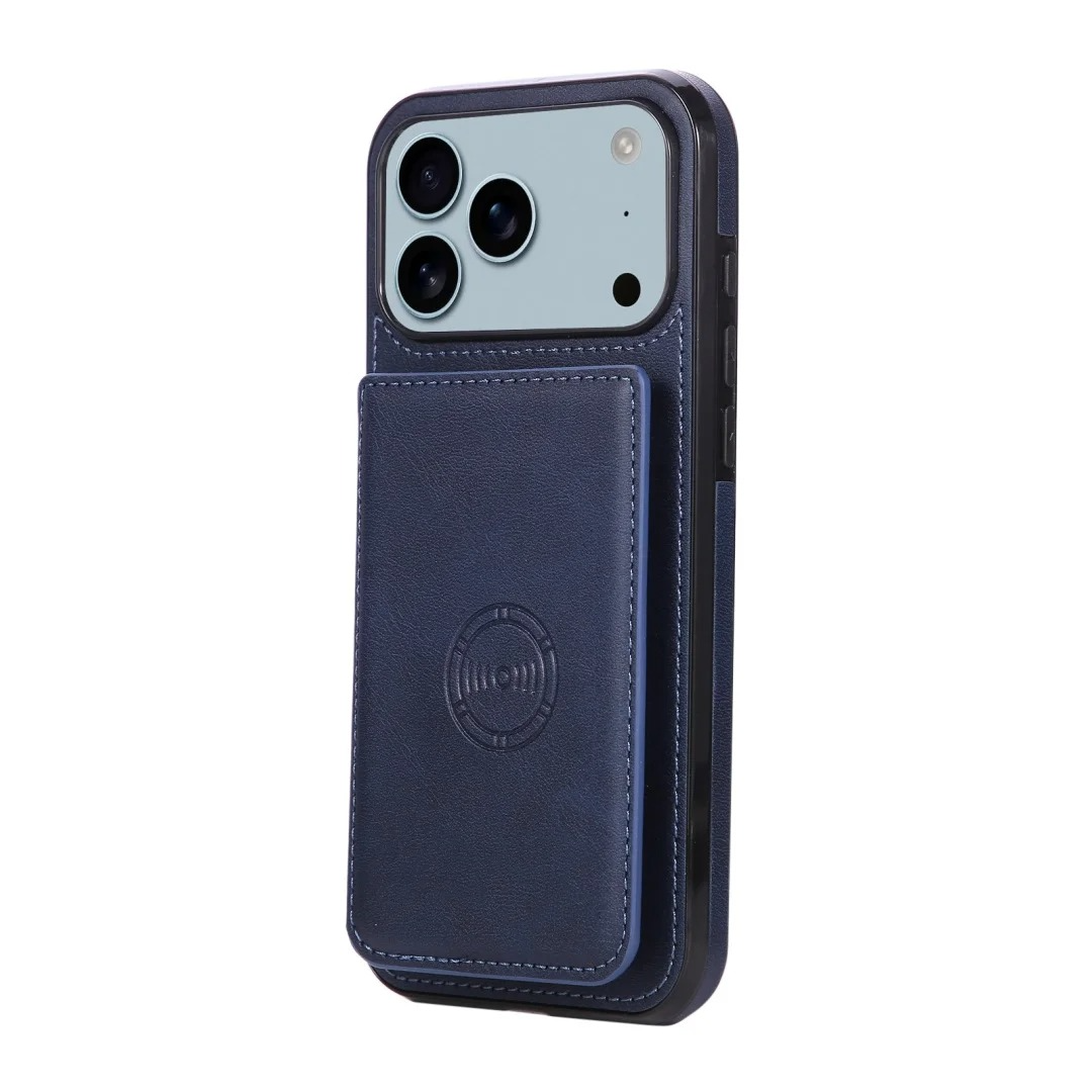 Premium iPhone Case Leather Wallet RFID Blocking Card Holder Magnetic Closure Shockproof Protective Cover Full Coverage Anti Scratch Slim Secure Storage
