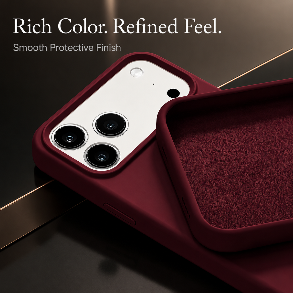 Premium iPhone Case Liquid Silicone Soft Shockproof Protective Cover Candy Color Lightweight Non Slip Slim Anti Scratch Flexible Bumper Everyday Case
