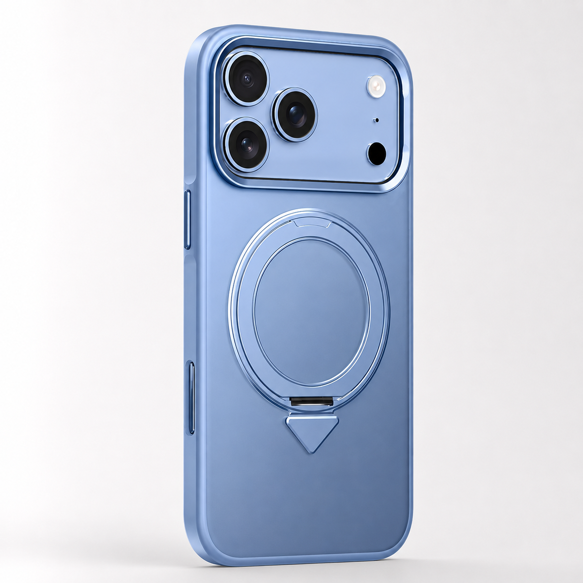 Premium iPhone Case MagSafe 360 Rotating Magnetic Kickstand Skin Feel Metal Lens Shockproof PC TPU Slim Non Slip Protective Bumper Cover Case Design