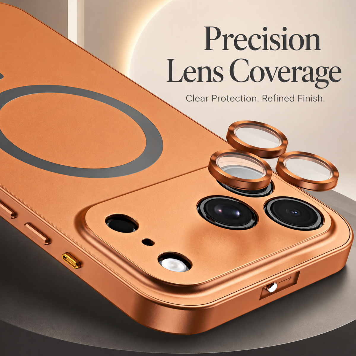 Premium iPhone Case MagSafe Aluminum Alloy Magnetic Shockproof Protective Cover Glass Camera Lens Protection Matte Anti Fingerprint Full Coverage Slim