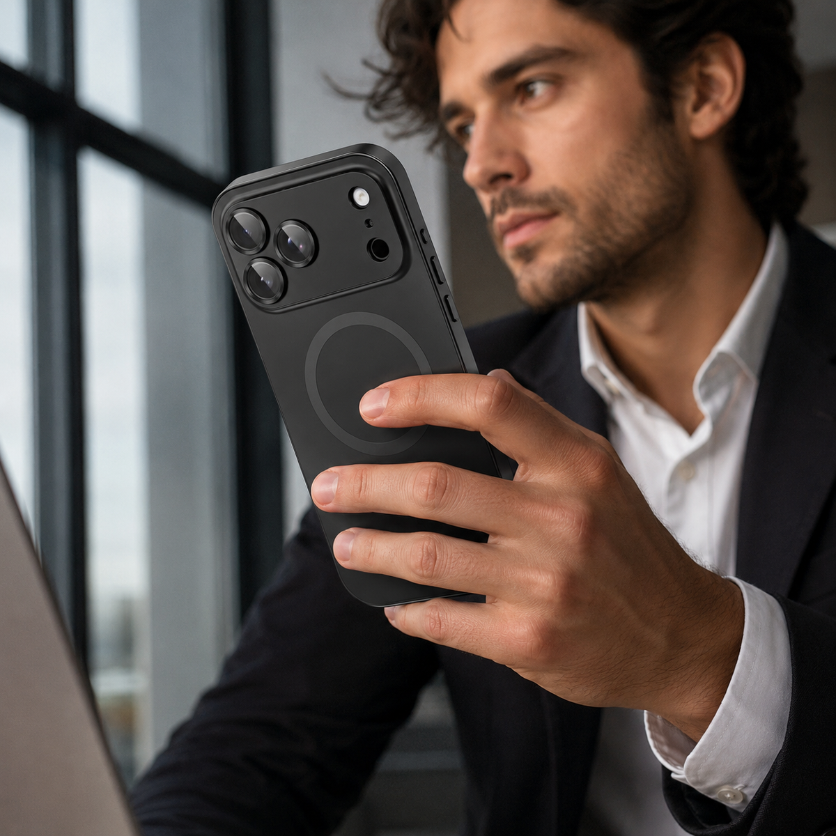 Premium iPhone Case MagSafe Aluminum Alloy Magnetic Shockproof Protective Cover Glass Camera Lens Protection Matte Anti Fingerprint Full Coverage Slim