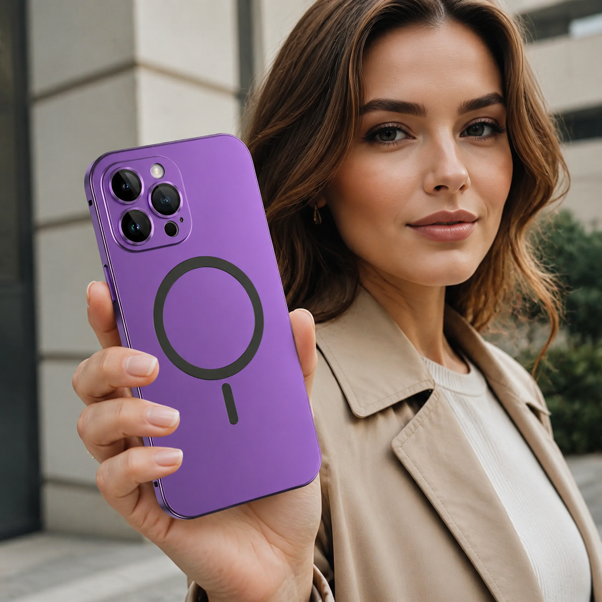Premium iPhone Case MagSafe Aluminum Alloy Magnetic Shockproof Protective Cover Glass Camera Lens Protection Matte Anti Fingerprint Full Coverage Slim