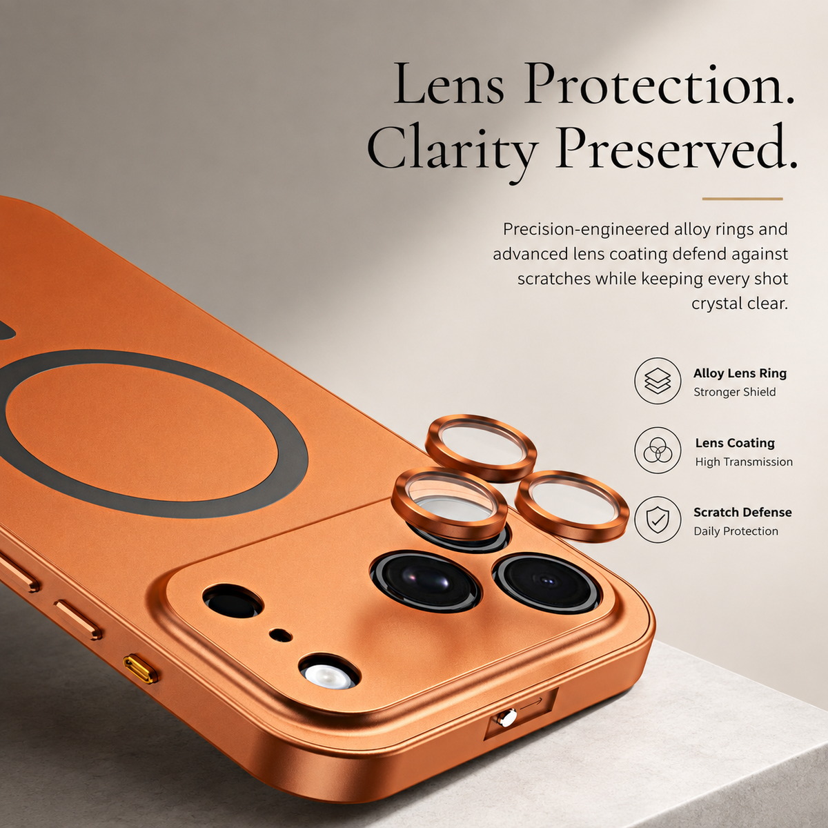 Premium iPhone Case MagSafe Aluminum Alloy Metal Frame Magnetic PC Back Panel Shockproof Anti Scratch Slim Lightweight Reinforced Protective Cover Case