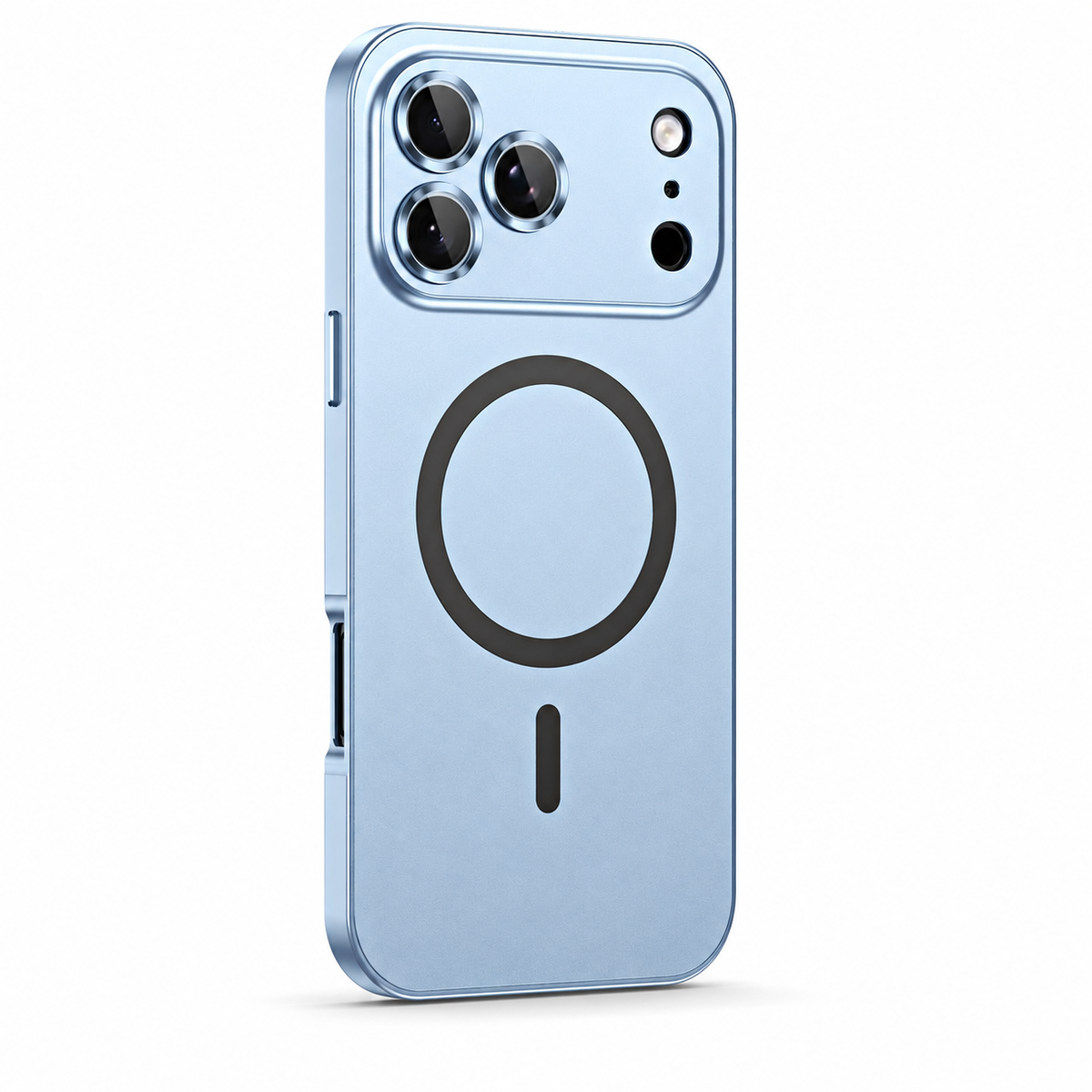 Premium iPhone Case MagSafe Aluminum Alloy Metal Frame Magnetic PC Back Panel Shockproof Anti Scratch Slim Lightweight Reinforced Protective Cover Case