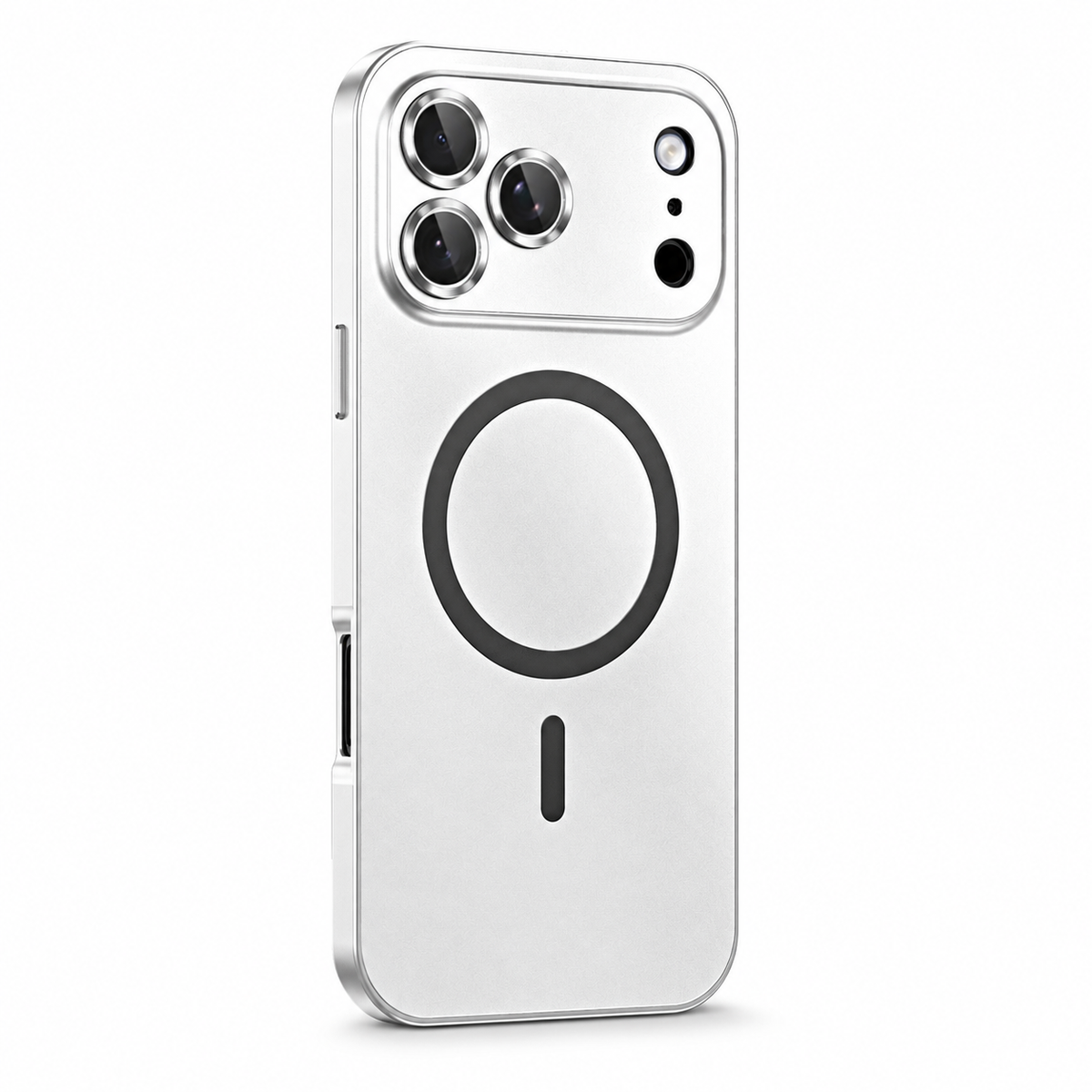 Premium iPhone Case MagSafe Aluminum Alloy Metal Frame Magnetic PC Back Panel Shockproof Anti Scratch Slim Lightweight Reinforced Protective Cover Case