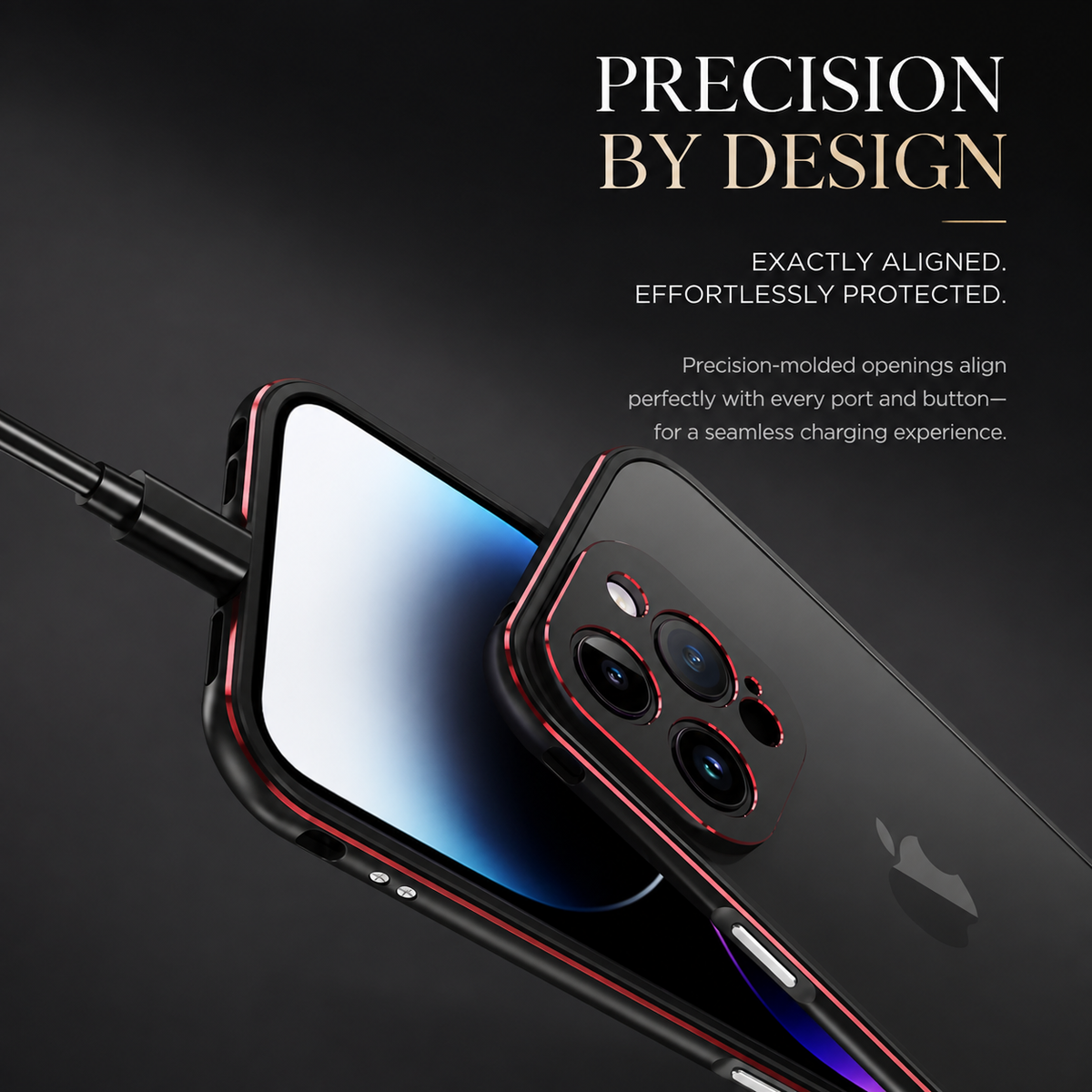 Premium iPhone Case MagSafe Aluminum Metal Bumper Frame Camera Lens Protection Shockproof Heavy Duty Anti Scratch Slim Lightweight Protective Cover