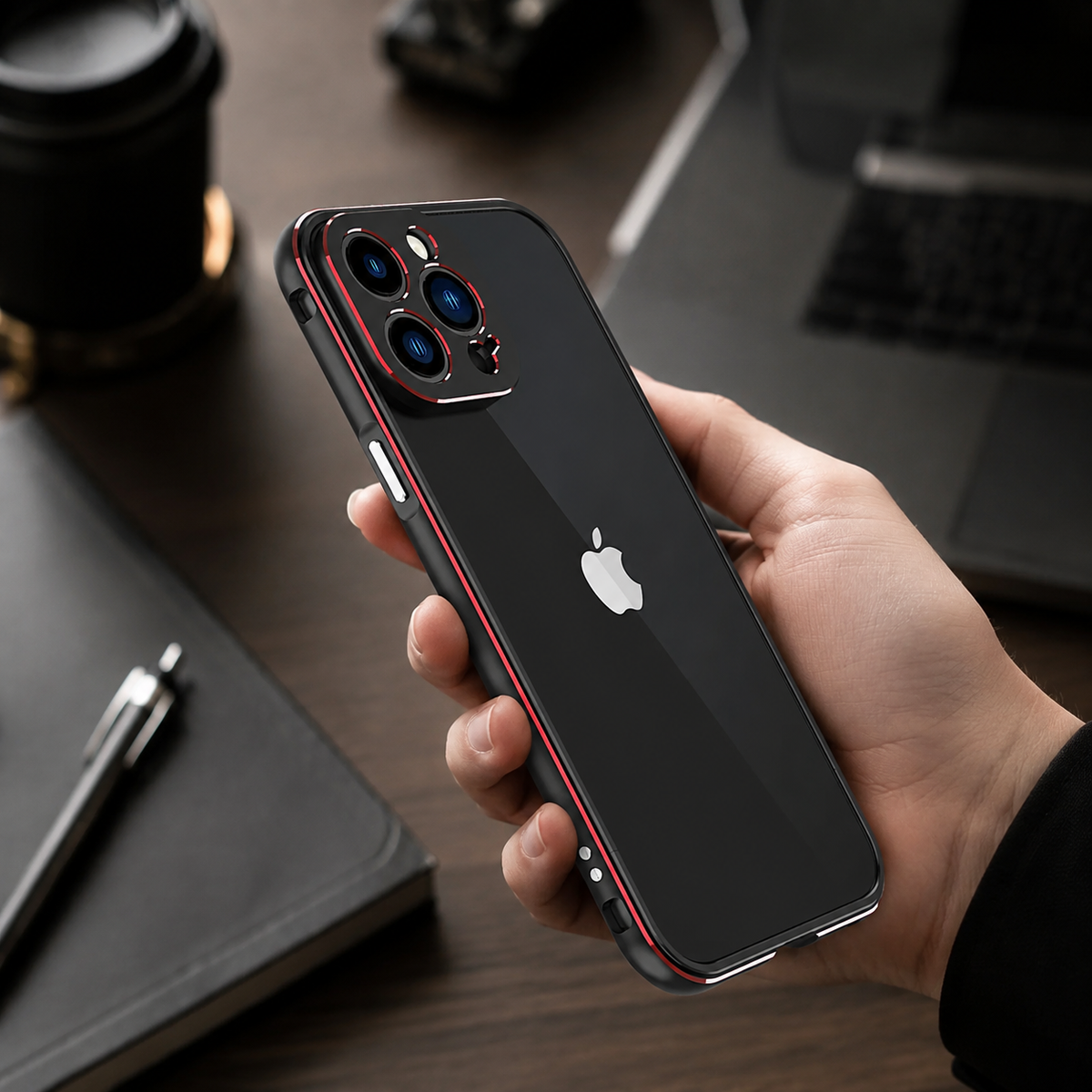 Premium iPhone Case MagSafe Aluminum Metal Bumper Frame Camera Lens Protection Shockproof Heavy Duty Anti Scratch Slim Lightweight Protective Cover