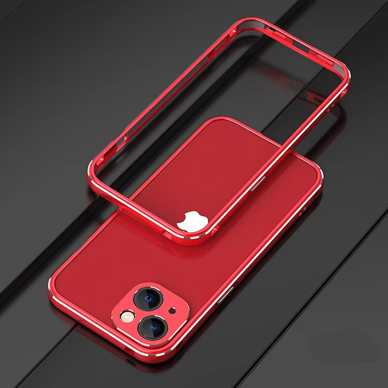 Premium iPhone Case MagSafe Aluminum Metal Bumper Frame Camera Lens Protection Shockproof Heavy Duty Anti Scratch Slim Lightweight Protective Cover