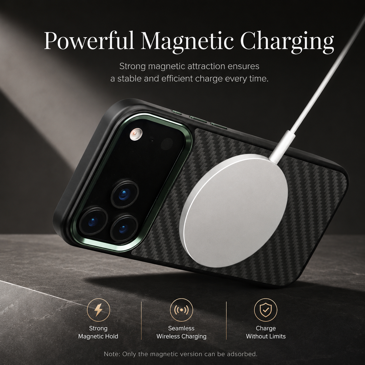 Premium iPhone Case MagSafe Aramid Fiber Ultra Thin Magnetic Protective Cover Full Coverage Anti Scratch Lightweight Non Slip Wireless Charging Slim