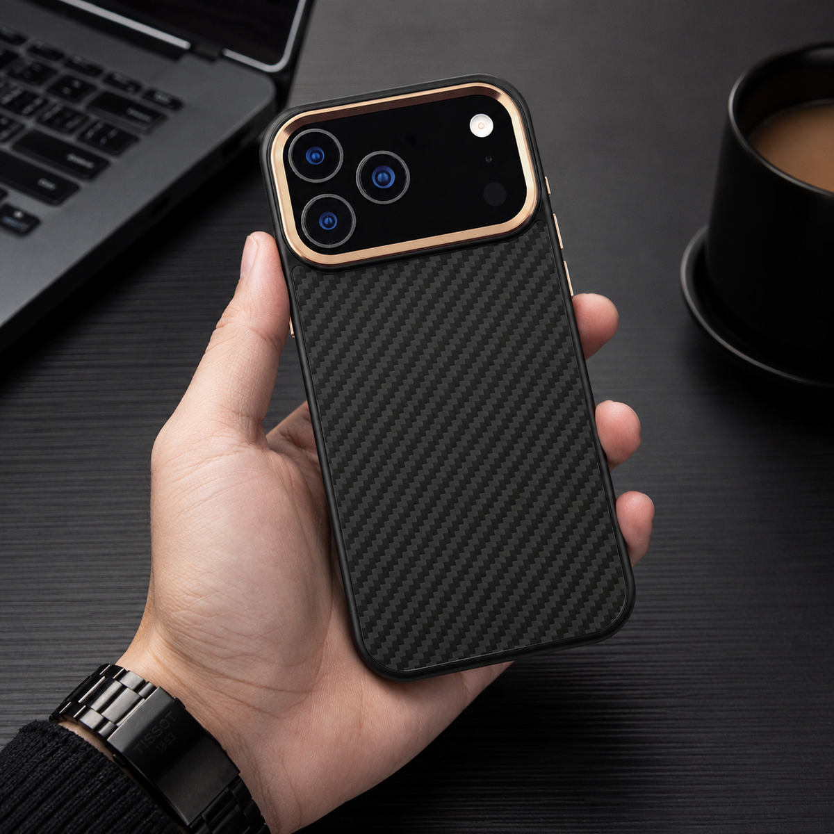 Premium iPhone Case MagSafe Aramid Fiber Ultra Thin Magnetic Protective Cover Full Coverage Anti Scratch Lightweight Non Slip Wireless Charging Slim