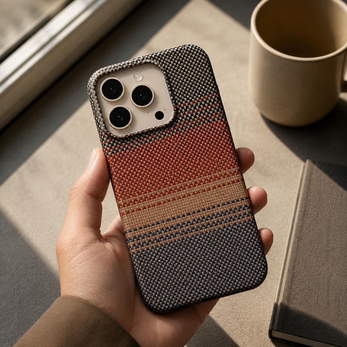 Premium iPhone Case MagSafe Aramid Fiber Ultra Thin Magnetic Protective Cover Matte Anti Scratch Anti Fingerprint Non Slip Camera Screen Full Coverage