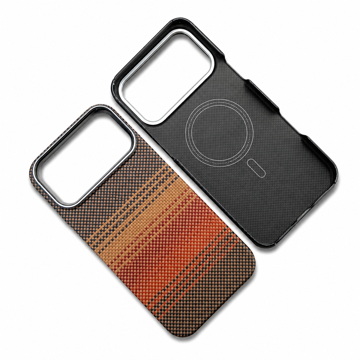 Premium iPhone Case MagSafe Aramid Fiber Ultra Thin Magnetic Protective Cover Matte Anti Scratch Anti Fingerprint Non Slip Camera Screen Full Coverage