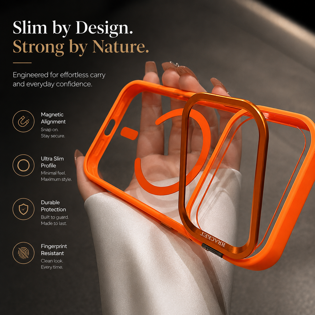 Premium iPhone Case MagSafe Camera Bracket Stand Wrist Strap Lens Film Magnetic Shockproof PC TPU Anti Scratch Non Slip Clear Protective Cover Case