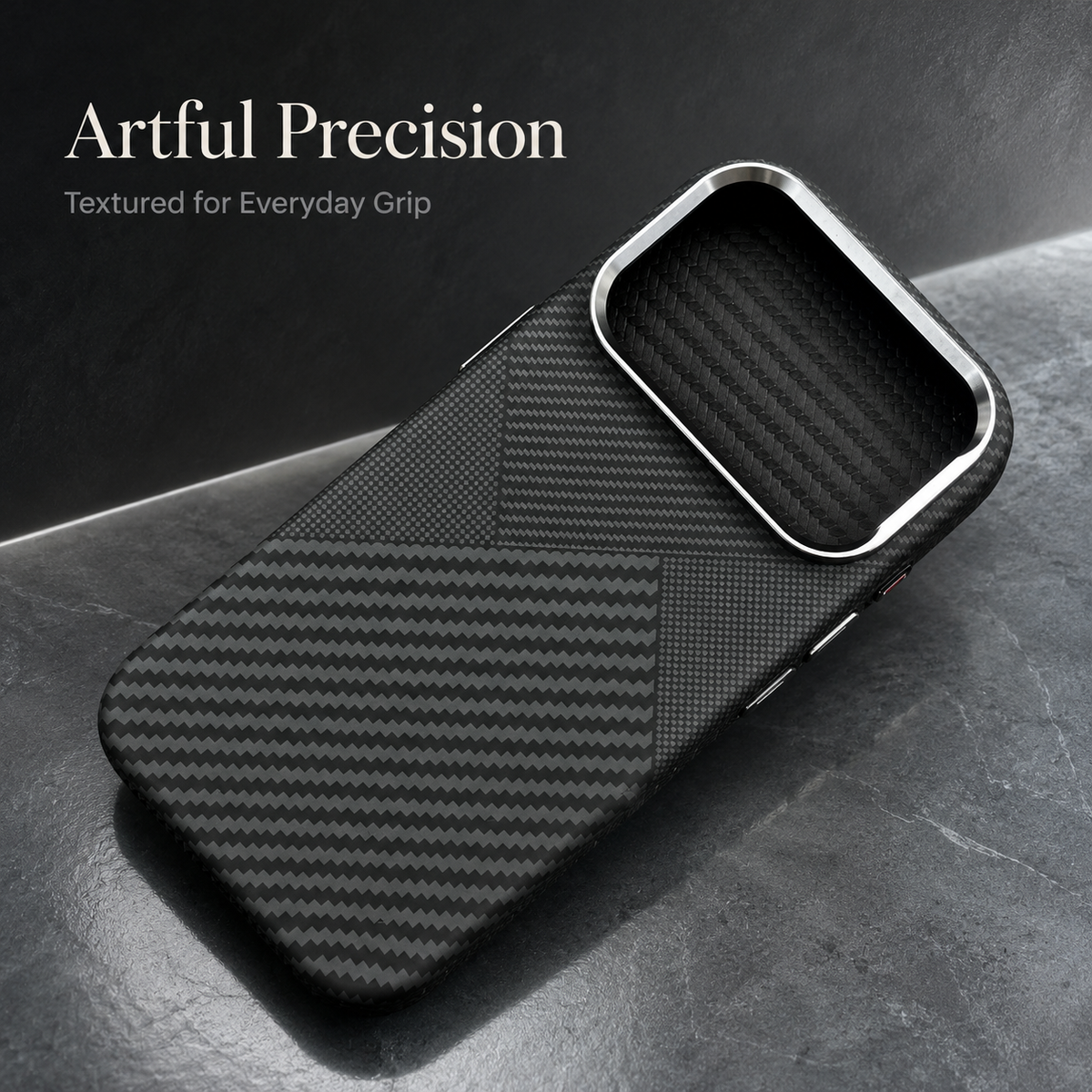 Premium iPhone Case MagSafe Carbon Fiber Armor Ultra Thin Magnetic Hard PC Protective Cover Alloy Camera Lens Anti Scratch Slim Wireless Charging Case