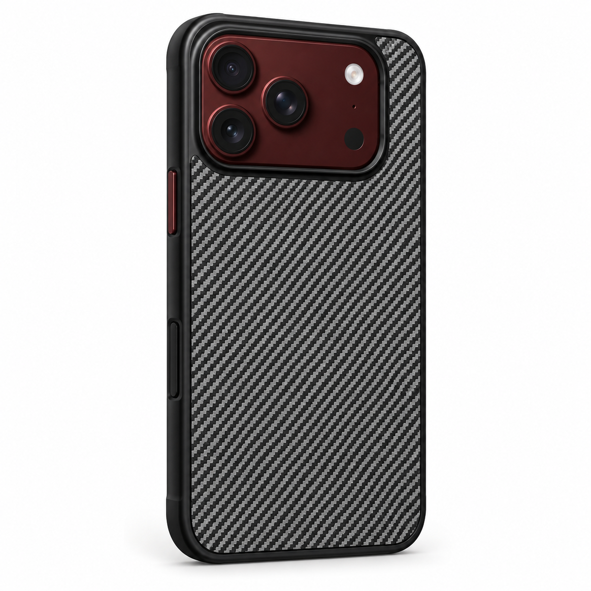 Premium iPhone Case MagSafe Carbon Fiber Magnetic Tempered Glass Shockproof Soft Shell Anti Scratch Non Slip Lightweight Foldable Protective Cover Case