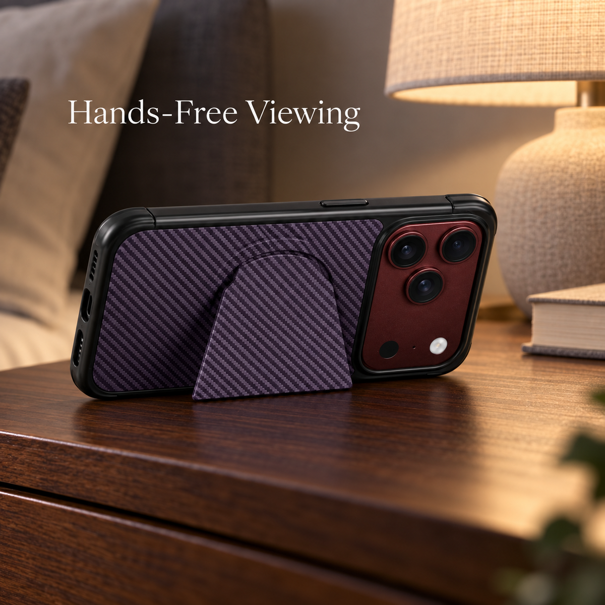 Premium iPhone Case MagSafe Carbon Fiber Magnetic Tempered Glass Shockproof Soft TPU Anti Scratch Non Slip Lightweight Foldable Protective Cover Case